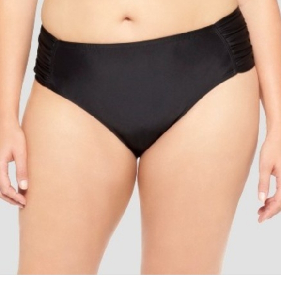 Ava & Viv Swim Bottoms Size 24W/26W Ruched NWT - Picture 4 of 12